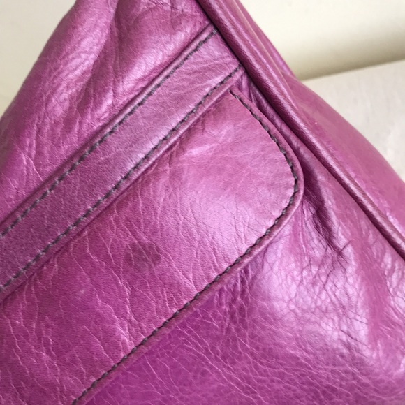 Rebecca Minkoff MAC bag in fuscia pink leather Large size MAC crossbody gold cha - Picture 9 of 9